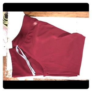 Burgundy Figs Scrub Pants Large Petite